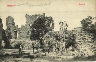 1910 Visegrád, vár, romok (EK)