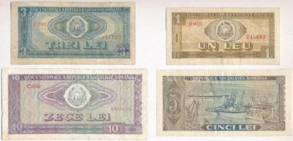 Románia 1966.1L + 3L + 5L + 10L + 100L (2x) T:II--III-
Romania 1966. 1 Leu + 3 Lei + 5 Lei + 10 Lei...
