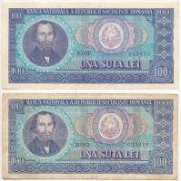Románia 1966.1L + 3L + 5L + 10L + 100L (2x) T:II--III-
Romania 1966. 1 Leu + 3 Lei + 5 Lei + 10 Lei...