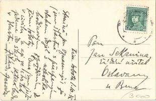 Feled, Felednice, Veladin, Jesenské; Fő utca, automobil, Virók Gy. vendéglője, templomok / Hlavná ul...