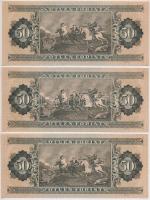 1965. 50Ft (3x) sorszámkövetők T:I
Adamo F19