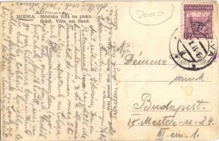 Modor, Modra; mestska villa na písku / Städt Villa am Sand / villa