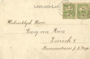 1906 Gyulakeszi, Csobánc vára. Kiadja Löwy B. (apró szakadás / tiny tear)