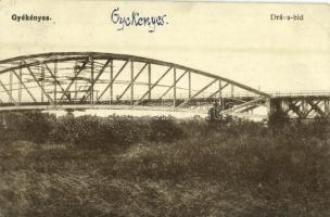 1917 Gyékényes, Dráva híd (Rb)