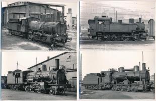 18 db RÉGI csehszlovák vasúti motívumlapok, gőzmozdonyok (főleg Alfred Luft fotói) / 18 pre-1950 Cze...