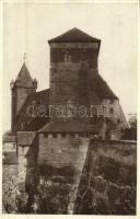 Nürnberg, Nuremberg; Fünfeckiger Turm mit Folterkammer / castle, tower with torture chamber