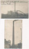 1912 Zalishchyky, Zalischyky, Zaleszczyki; Fabrik / factory - 2 original photo postcards