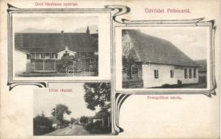 Pribóc with Ev. school