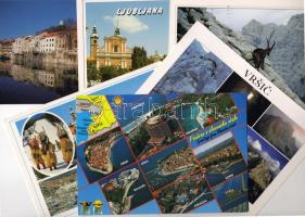 6 db futott képeslap