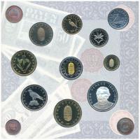 1997. 50f-200Ft (10xklf) forgalmi sor, benne 200Ft Ag "Deák", karton díszcsomagolásban T:P...