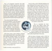 2010. 5Ft-200Ft (6xklf) forgalmi sor dísztokban, valamint 2010. "Pécs 2010 - Európa Kulturális ...