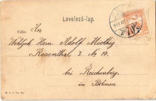 1918 Pécs, Fünfkirchen; Vártemplom télen. Özv. Tausz Vilmosné kiadása