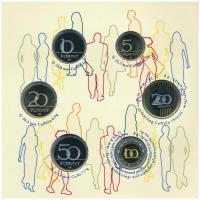 2011. 5Ft-200Ft (6xklf) "Az Európai Unió Tanácsának magyar elnöksége" forgalmi sor szettbe...