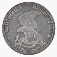 Német Államok / Poroszország 1913A 3M Ag "Napóleon legyőzésének 100 éves évfordulója" (16,...