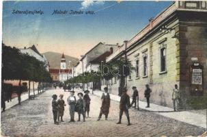 1919 Sátoraljaújhely, Molnár István utca, reklám poszter (fa)