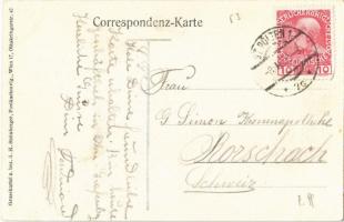 Fridau, Friedau (Ober-Grafendorf); Musterschutz, Schloss / castle, Art Nouveau, montage