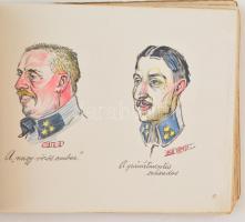 Kövér Gyula (Kövér Gyuszi) (1883-1950): Kacagó lapok a komoly időkből. (1915-1916.) Kiadja: M. Kir. ...