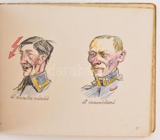 Kövér Gyula (Kövér Gyuszi) (1883-1950): Kacagó lapok a komoly időkből. (1915-1916.) Kiadja: M. Kir. ...