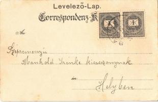 1899 Bakar, Szádrév, Bukar, Buccari; litho (EK)