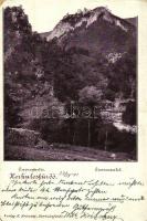 1901 Herkulesfürdő, Herkulesbad, Baile Herculane; Cserna. Kiadja R. Krizsány / Cerna river (EM)