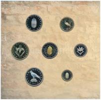 2005. 1Ft-100Ft (7xklf) forgalmi sor szettben + 2005. 10Ft "József Attila" T:PP Adamo FO39...