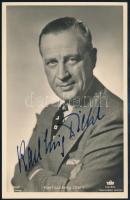 Karl Ludwig Diehl német színész saját kézzel aláírt fotólap / German actor autograph signed photo postcard