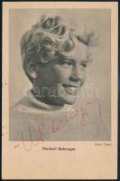 Norbert Rohringer német színész saját kézzel aláírt képeslap / German actor autograph signed postcard