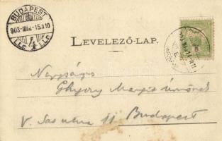 1903 Sepsiszentgyörgy, Sfantu Gheorghe; Református templom, erődtemplom. Kiadja Benkő M. / Calvinist...