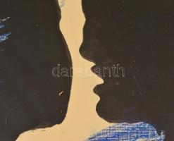 Borsos Miklós (1906-1990): Illés Endre: Festett egek, színházi plakátterv, tus, jelzett ("BM&qu...