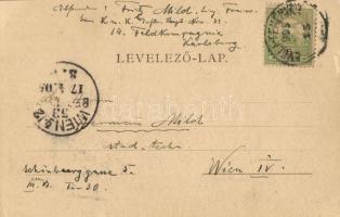 1905 Gyulafehérvár, Karlsburg, Alba Iulia; Artillerie-Kaserne / Tüzérségi laktanya. Atelier Bach / K...