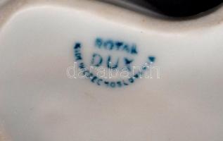 Royal dux kacsapár. Festetlen. Jelzett, hibátlan. 18 cm