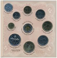 1998. 50f-200Ft (10xklf) forgalmi sor dísztokban + 1998. 100Ft alpakka "1848-1849. Szabadsághar...