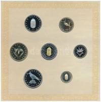 2008. 1Ft-100Ft 7klf db + Mátyás denár Ag fantáziaverete "Reneszánsz emlékév" dísztokos fo...