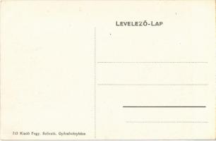 Győrsövényház, utcakép, a fogyasztási szövetkezet két üzlete és a vendéglő, étterem, gyerekek. A fog...