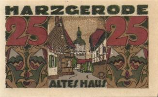 Német Birodalom/Weimari Köztársaság Harzgerode 1921. 25Pf + 50Pf + 75Pf 3klf, teljes sor T:I