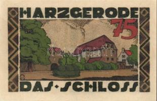 Német Birodalom/Weimari Köztársaság Harzgerode 1921. 25Pf + 50Pf + 75Pf 3klf, teljes sor T:I