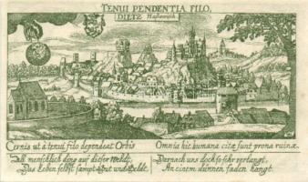 Német Birodalom/Weimari Köztársaság Diez 1920. 10Pf + 25Pf + 50Pf 3klf, teljes sor T:I