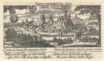 Német Birodalom/Weimari Köztársaság Diez 1920. 10Pf + 25Pf + 50Pf 3klf, teljes sor T:I