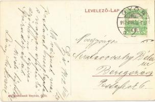 1912 Győr, Löwy Miksa úri és katonai szabó üzlete. Rembrandt fényirda