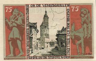 Német Birodalom/Weimari Köztársaság Braunschweig 1921. 10Pf + 25Pf + 50Pf + 75Pf 4klf, teljes sor T:...