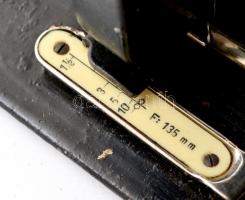 cca 1920 Vormbruck Feca 9x12 cm-es síkfilmes fényképezőgép Rodenstock Trinar-Anastigmat 13,5 cm f/6,...