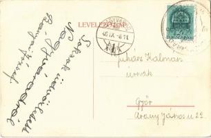 Győr, Schwarzenberg hercegi család címe a győri pasa szemét vájó hollóval. Segélylap a Pálffy és Sch...