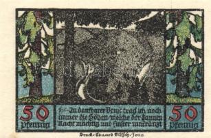 Német Birodalom/Weimari Köztársaság Schwarzburg 1922. 25Pf (2x) + 50Pf (5x)7klf, teljes sor T:I