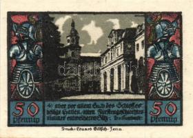 Német Birodalom/Weimari Köztársaság Schwarzburg 1922. 25Pf (2x) + 50Pf (5x)7klf, teljes sor T:I