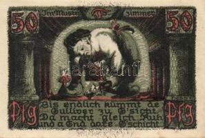 Német Birodalom/Weimari Köztársaság Sonneberg 1921. 50Pf (6x) 6klf, teljes sor T:I