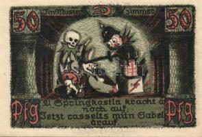 Német Birodalom/Weimari Köztársaság Sonneberg 1921. 50Pf (6x) 6klf, teljes sor T:I