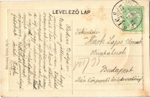 1912 Győr, vasútállomás. Herman Izidor kiadása (EK)