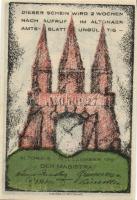 Német Birodalom/Weimari Köztársaság Altona 1921. 20Pf + 30Pf + 40Pf + 60Pf + 70Pf + 80Pf összesen:6k...