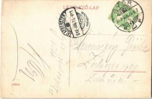 1912 Győr, Baross út, Piczek György üzlete, Takarékpénztár Részvénytársaság (EK)