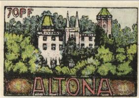 Német Birodalom/Weimari Köztársaság Altona 1921. 20Pf + 30Pf + 40Pf + 60Pf + 70Pf + 80Pf összesen:6k...